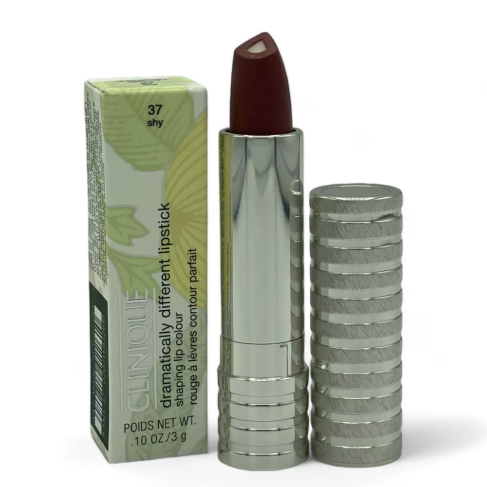 Clinique Dramatically Different Lipstick in 10 Shy lot of 2 tubes full Size New